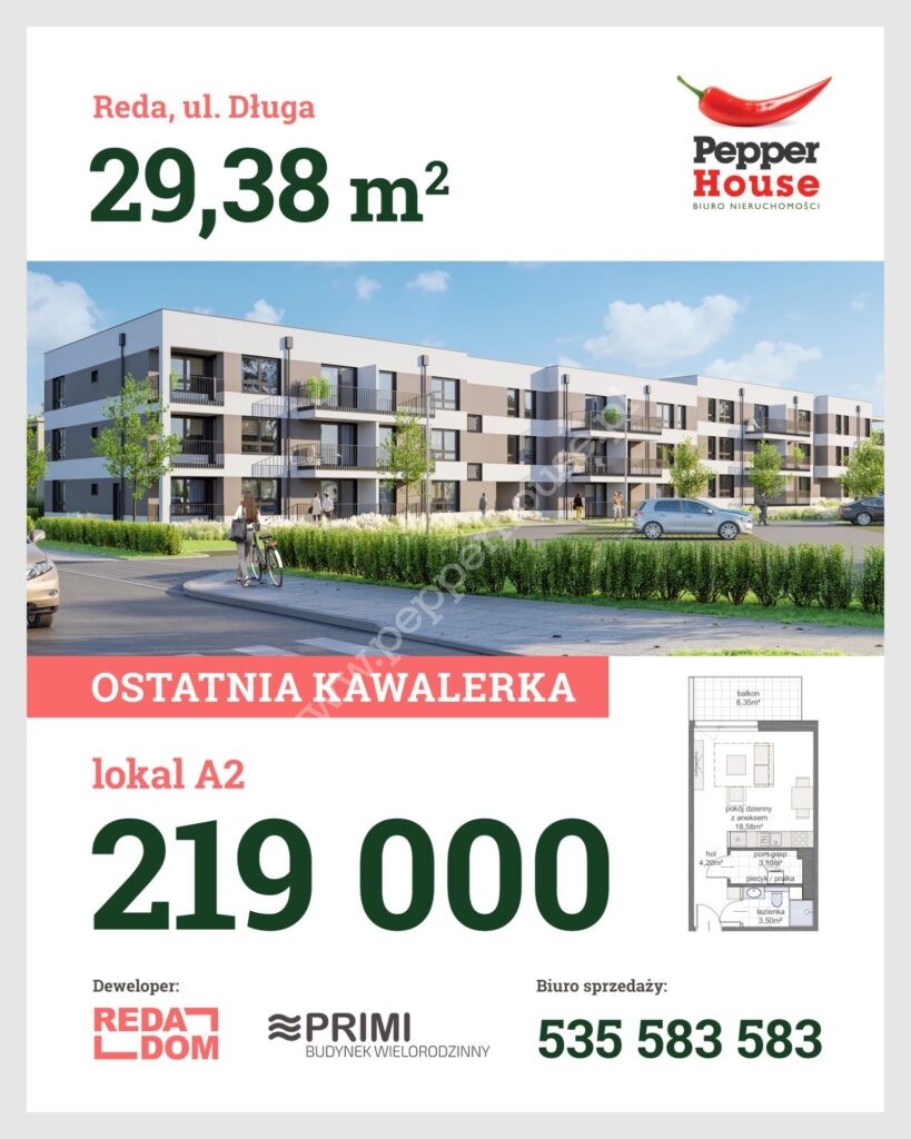 Mieszkanie na sprzedaż, pomorskie, Reda, Długa - zdjęcie ofertowe nr 1