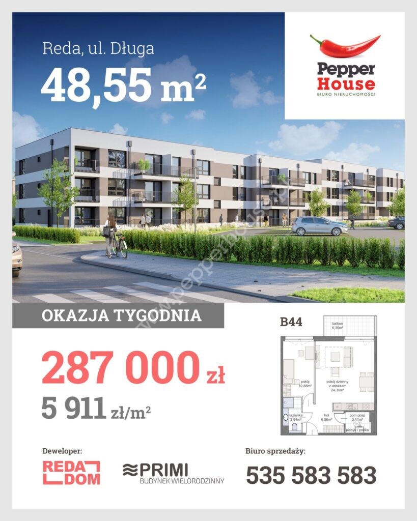 Mieszkanie na sprzedaż, pomorskie, Reda, Długa - zdjęcie ofertowe nr 1