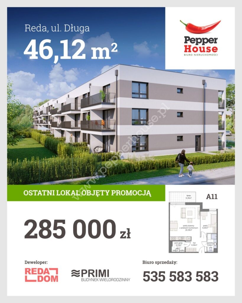 , pomorskie, Reda, Długa - listing photo no. 1